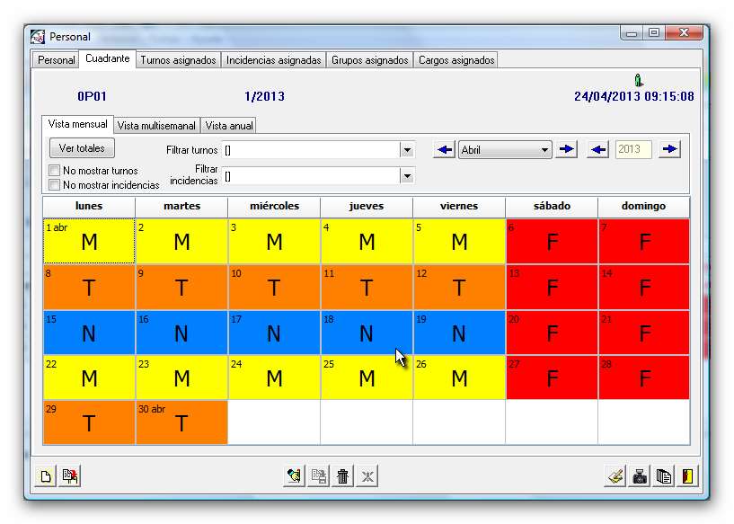 Cuadrantes De Turno De Trabajo En Excel Crear Plantilla Ionos - Reverasite