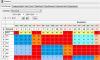 Cuadrante general para un período o calendario determinado